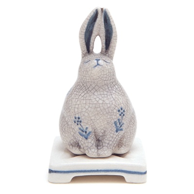 Ceramic burner Rabbit - Керамическая подставочка Кролик.